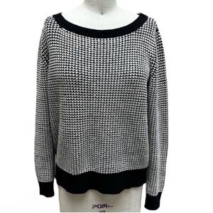 Joe by Fresh Knit Black and White Sweater